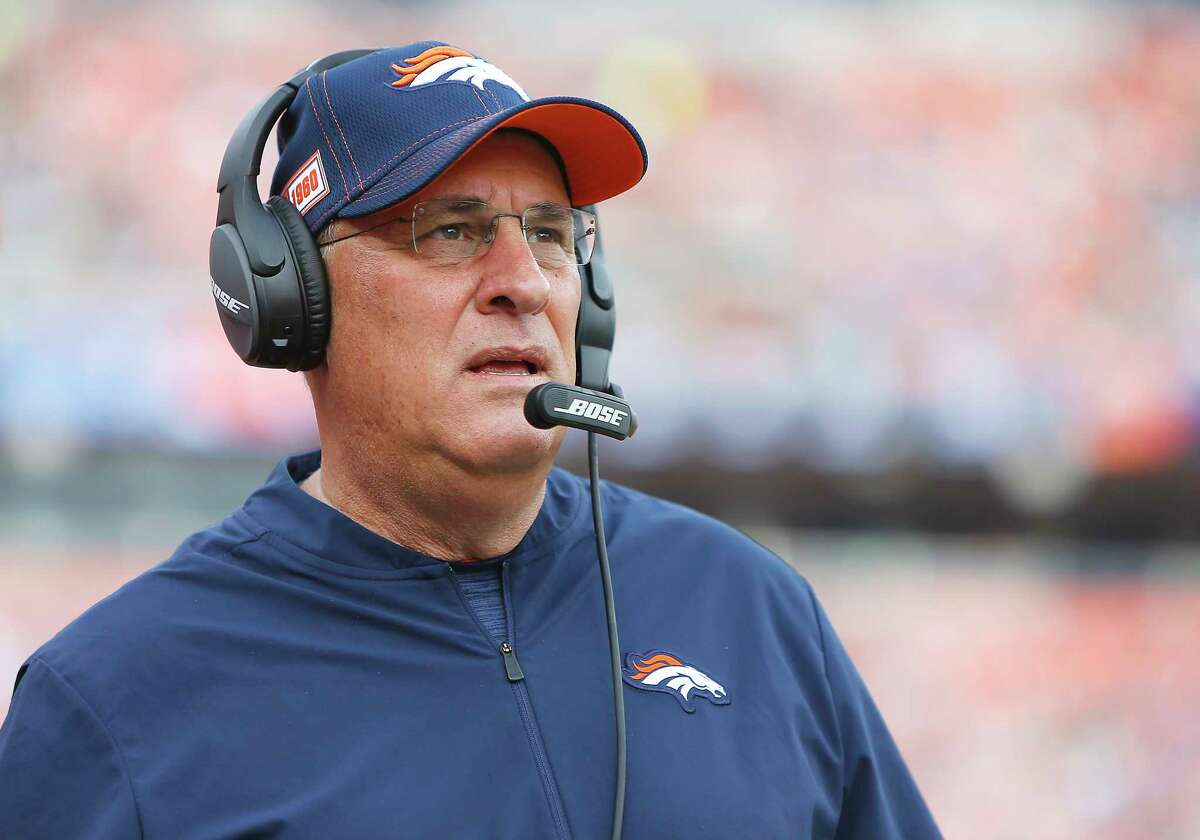 DENVER, CO - DECEMBER 22: Denver Broncos Head Coach Vic Fangio during a regular season game between the Denver Broncos and the visiting Detroit Lions on December 22, 2019 at Empower Field at Mile High in Denver, CO. (Photo by Russell Lansford/Icon Sportswire via Getty Images)