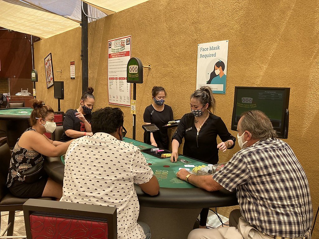 Distanced Blackjack And Poker First Outdoor California Cardroom Reopens