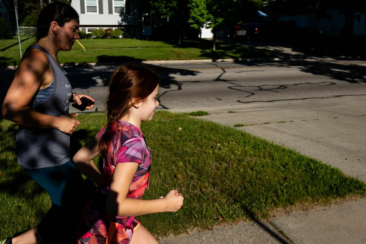 Photos Annual TriKidsTry triathlon takes virtual format