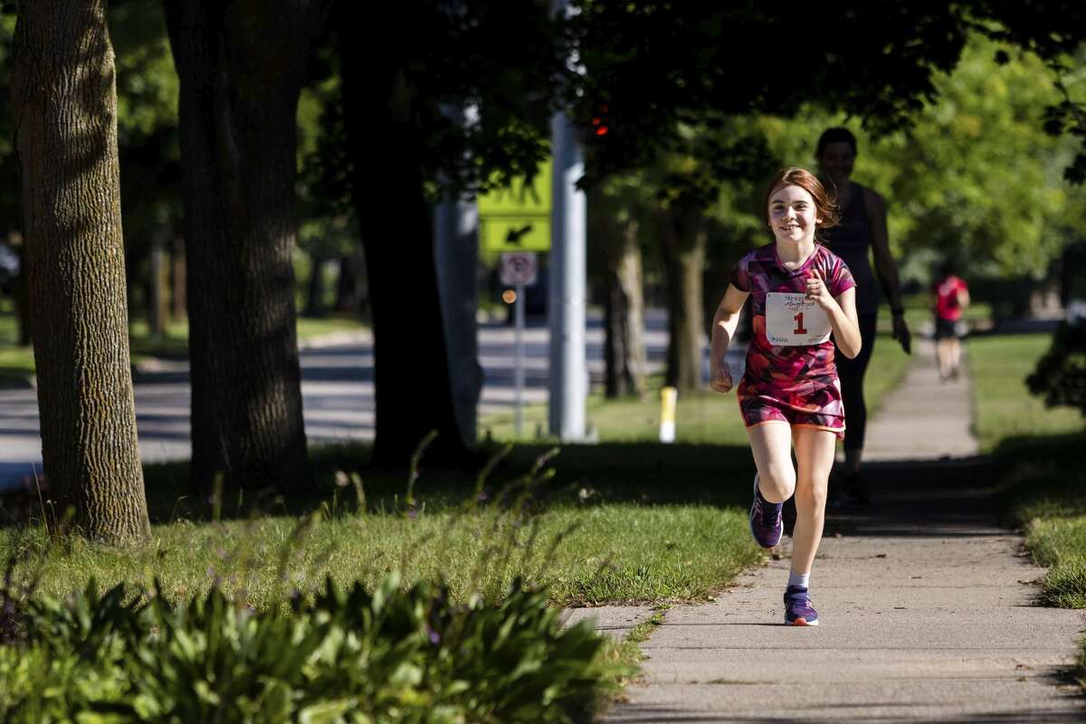 Photos Annual TriKidsTry triathlon takes virtual format