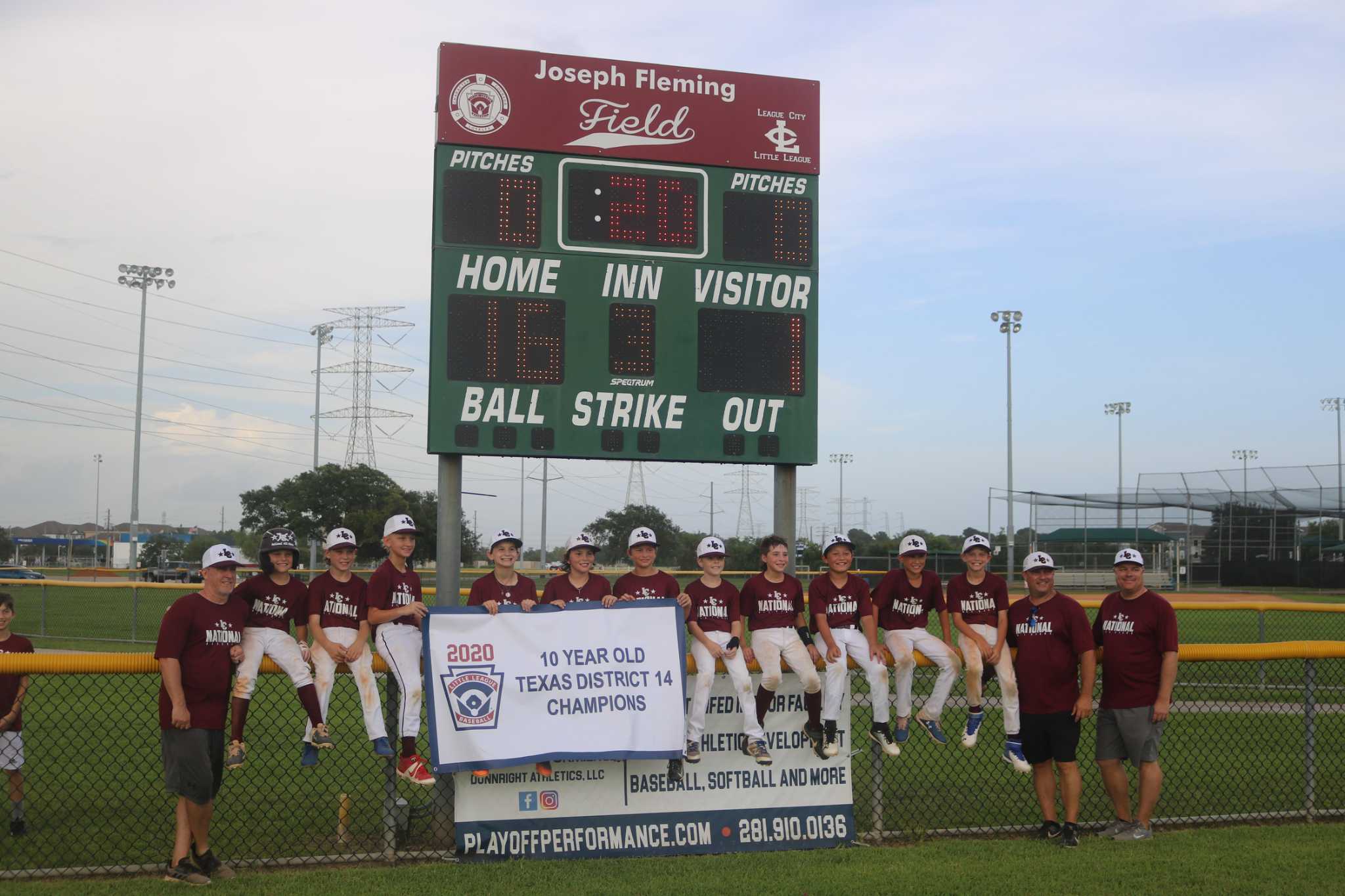 League City Little League 11s, 10s allstar teams capture District 14