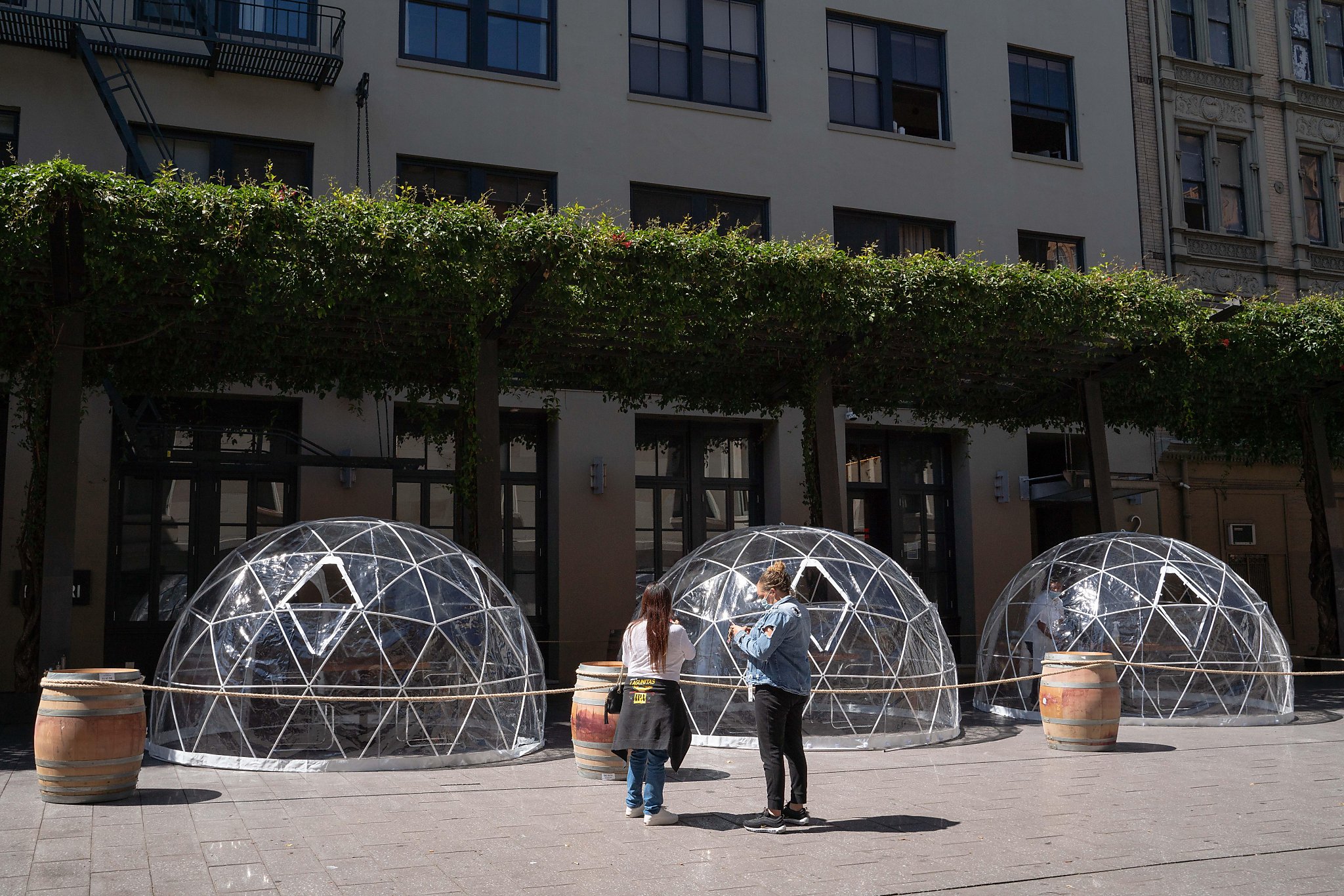 San Francisco dome dining has already returned, with some modifications