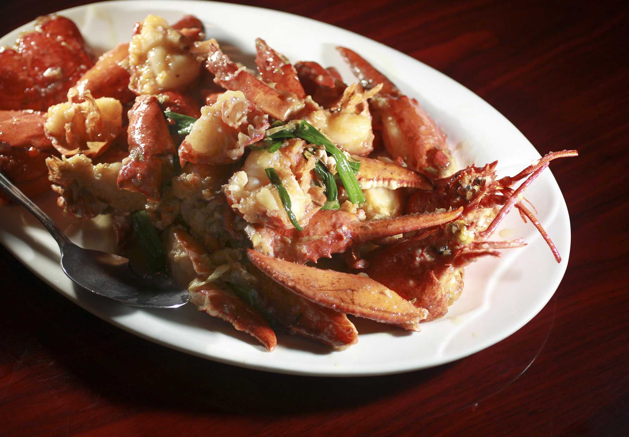 Recipe Cantonese Lobster with Ginger and Scallions