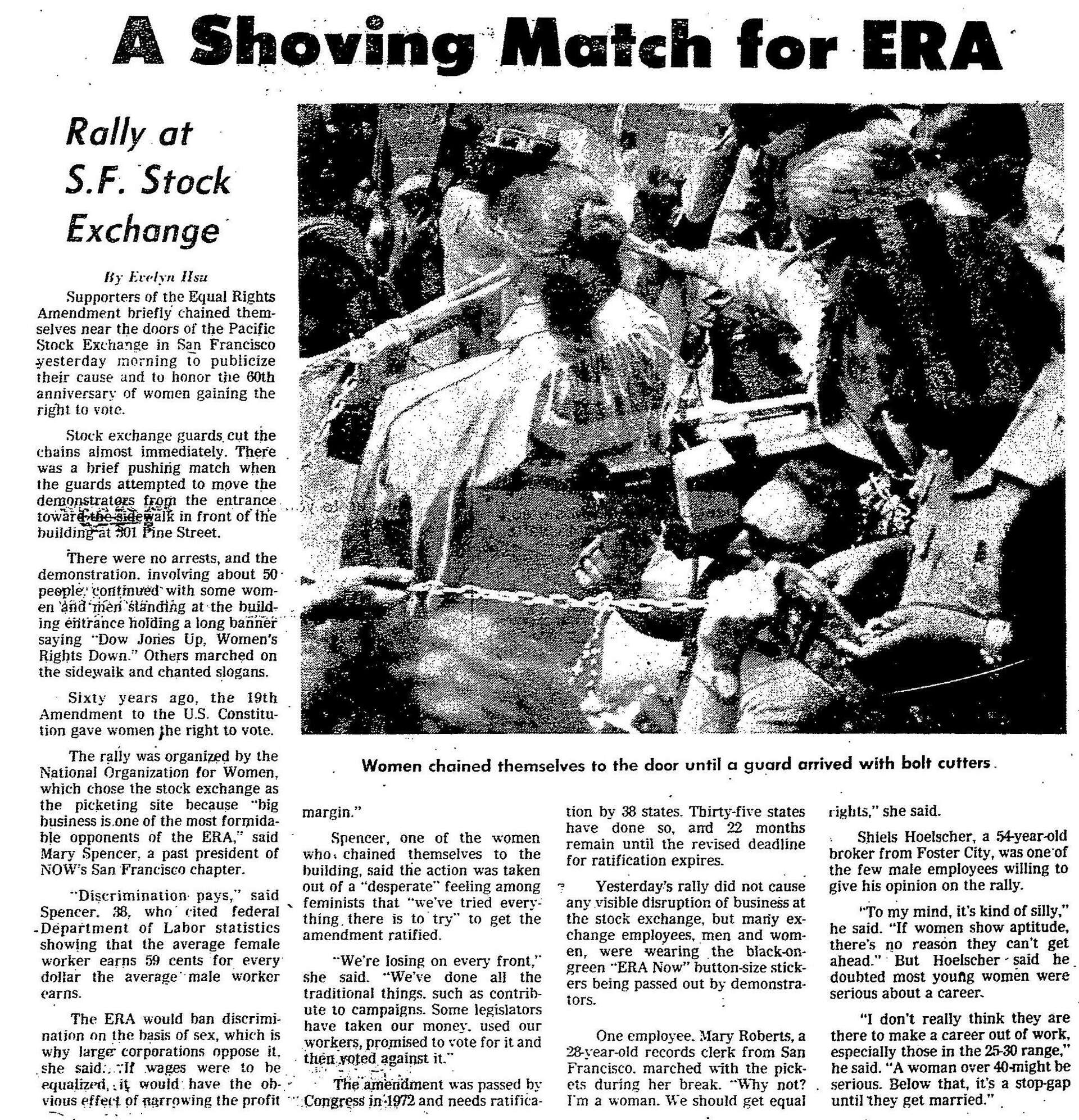 Aileen Hernandez, Gloria Steinem and the ERA: Historic
