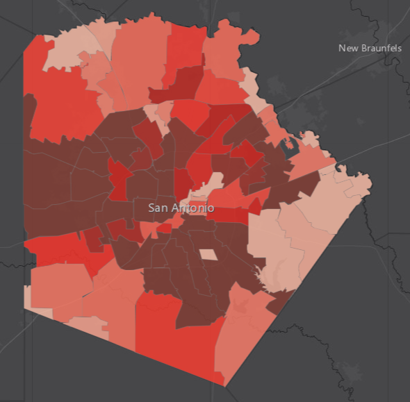 San Antonio Zip Code Map Free - Map