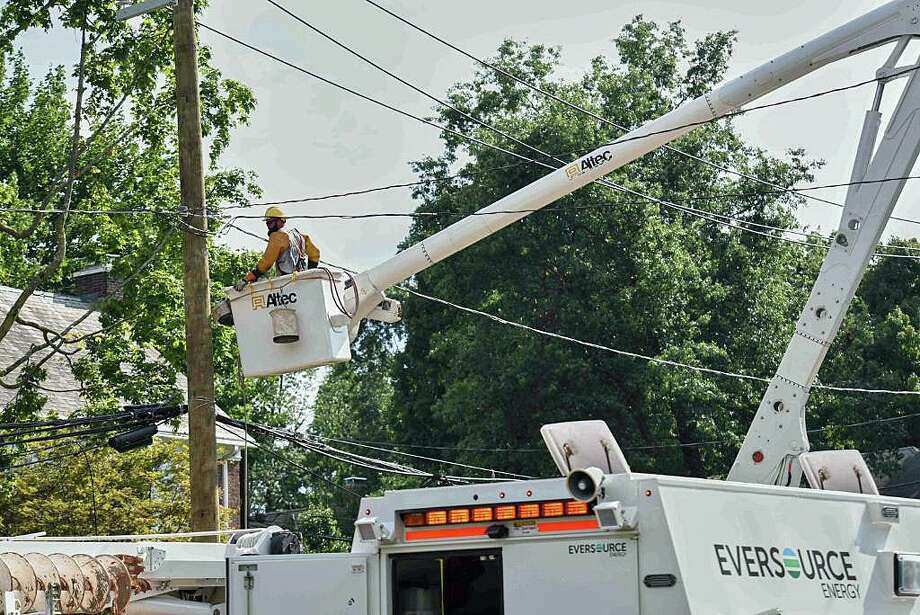 A week after Isaias tore through Connecticut, Eversource met its goal of “substancially restoring” power to 99 percent of its customers by midnight Tuesday. Yet on Wednesday, Aug. 12, 2020, more than 1,700 Eversource customers still have no power. Photo: Eversource Photo