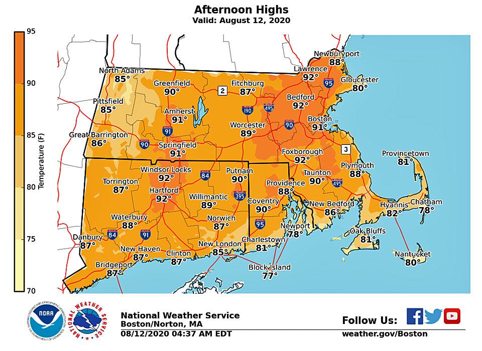 NWS: Extreme heat, humidity continue for third day