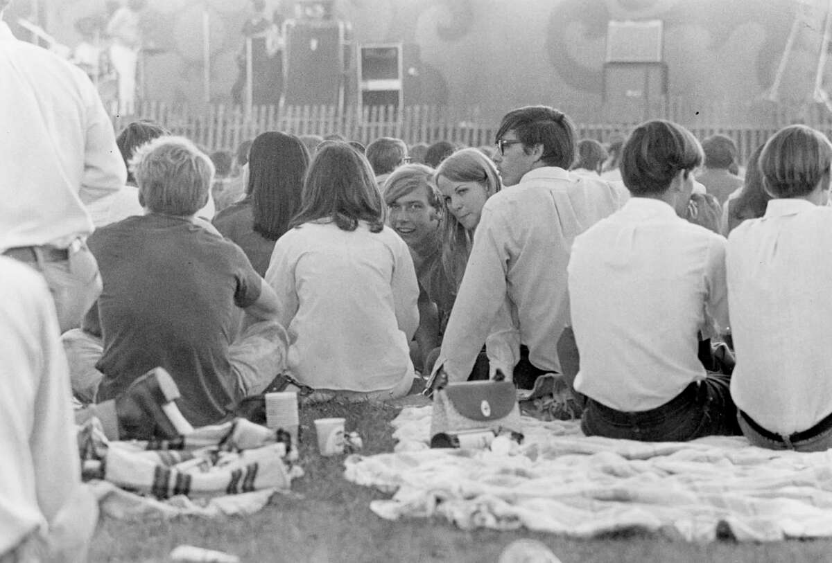 The photograph that prompted Daily News reporter Lori Qualls' quest to find out more about the couple who was at the 1969 concert. (Daily News file photo)