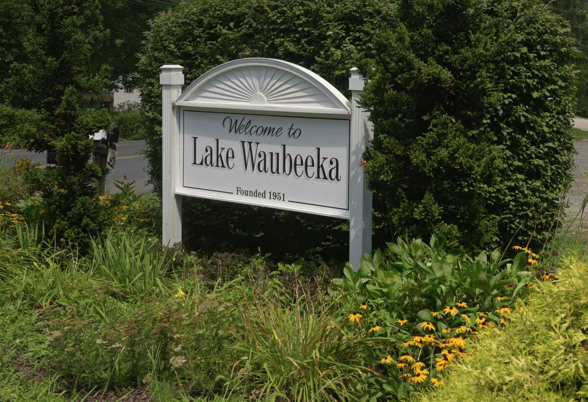 Lake Waubeeka community in Danbury, Conn, on Wednesday morning, August 12, 2020.
