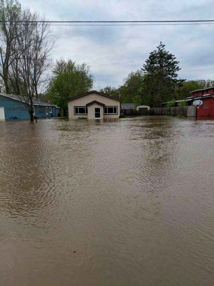 Sanford residents Shawn and Lisa Dunlap lost their home to the flooding in May, but not before moving all of their belongings to a storage unit. (Photo provided/Lisa Dunlap)