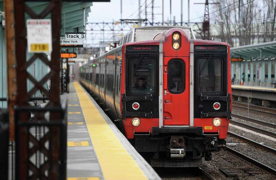 File photo of a Metro-North train. Photo: File Photo / Connecticut Post