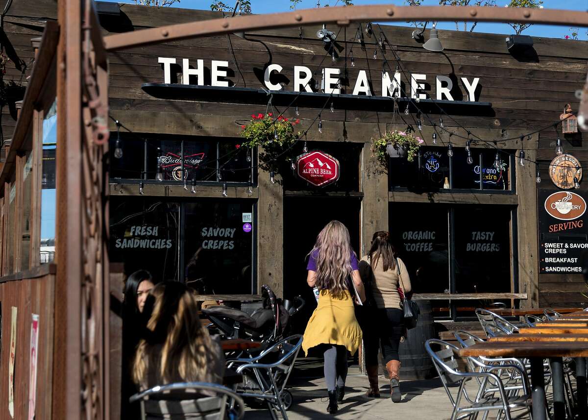 Patrons enter The Creamery on 4th and Townsend streets in the South of Market district of San Francisco, Calif. Wednesday, Nov. 28, 2018.