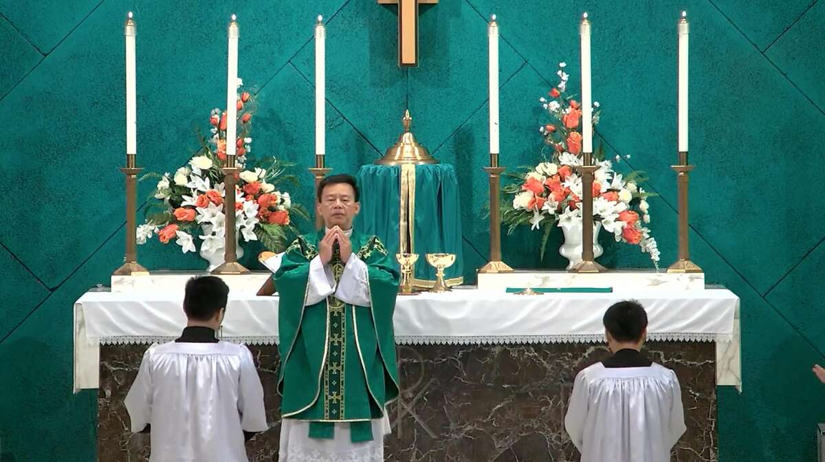 City officials in a letter to the archdiocese on Wednesday questioned why Fr. Thuan Hoang of Church of the Visitacion was not wearing a mask near unmasked altar boys during a recent mass livestream.