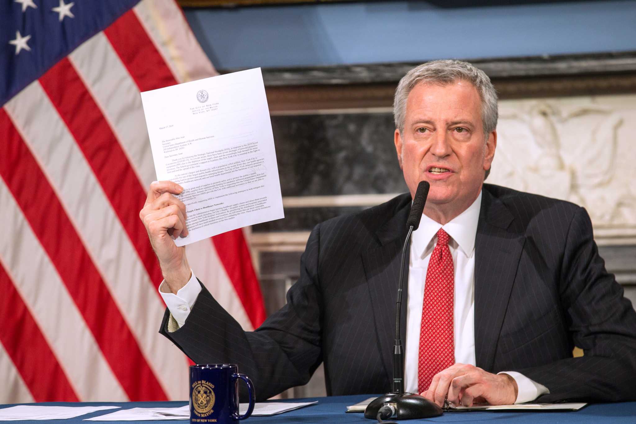 NYC will close schools, nonessential businesses in 9 ZIP codes, de Blasio  says - Newsday