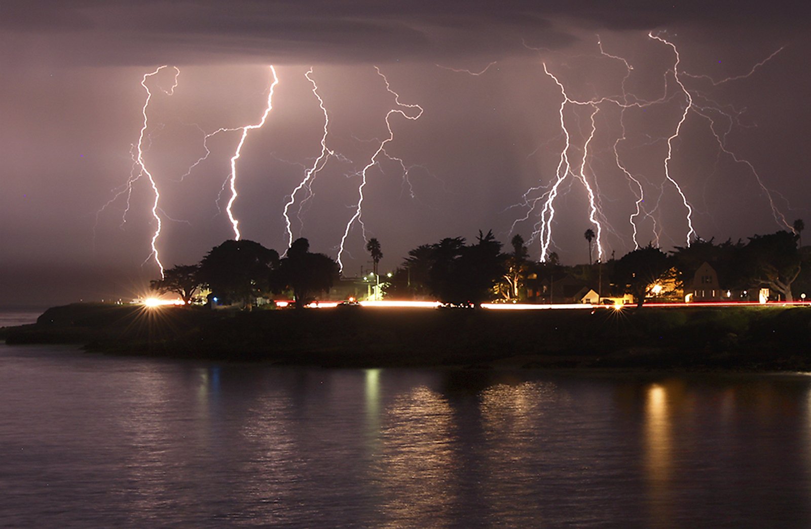 El Dorado Lightning Map More Than 1,200 Lightning Strikes Reach The Ground In California, Weather  Service Says