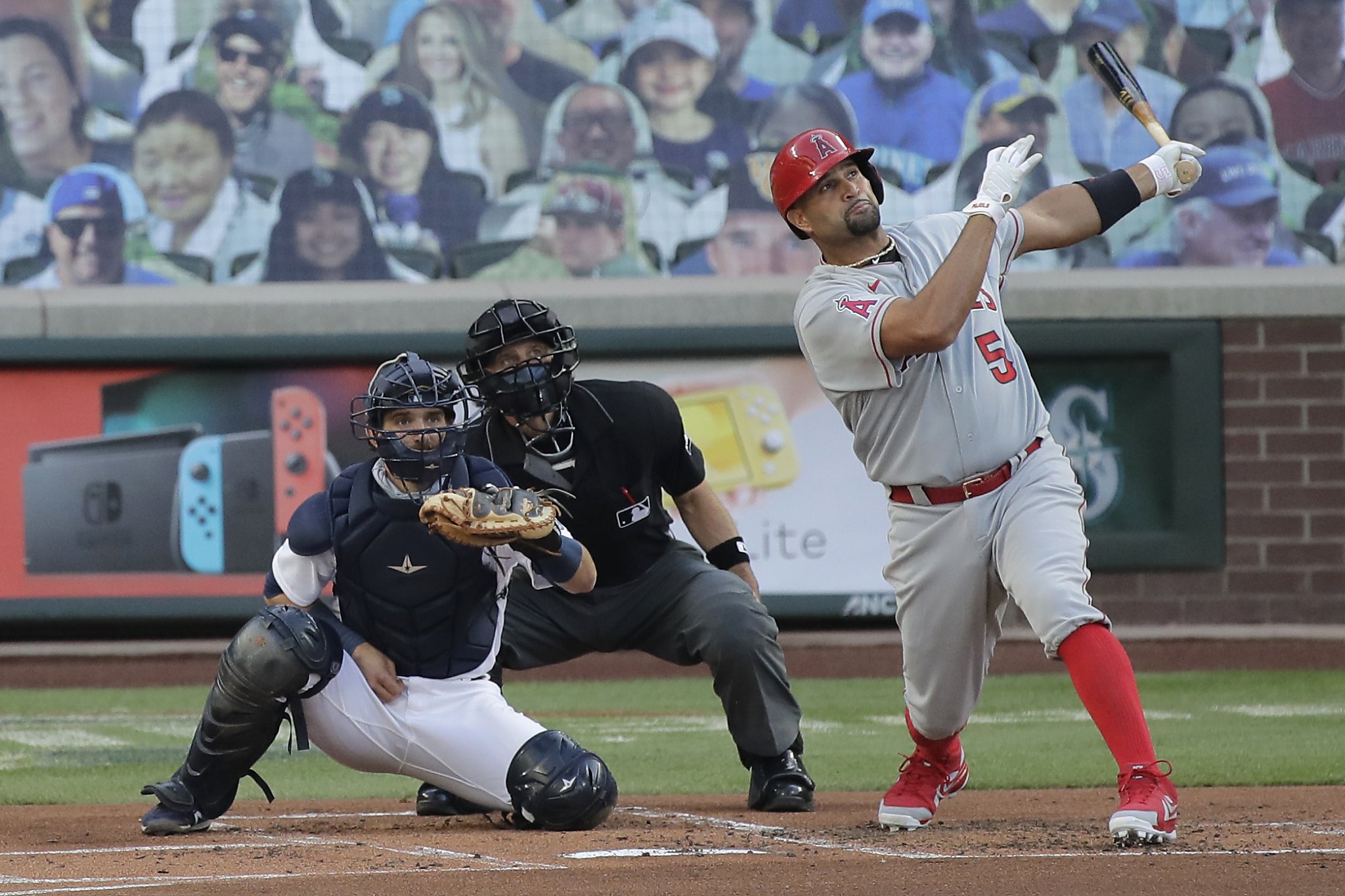 My favorite baseball team. They are stacked. Mike trout albert