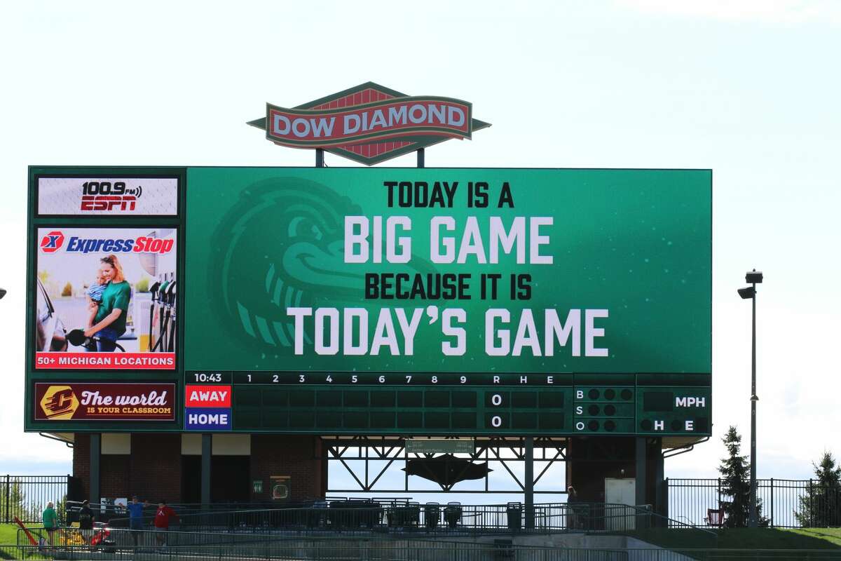 Friday's Dow vs. Saginaw football game, and two other games later in the season, will be livestreamed for public watch parties on the huge video board at Dow Diamond.