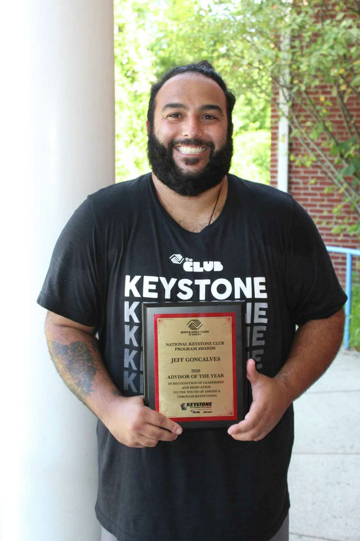 Jeff Goncalves, Boys & Girls Club of Ridgefield program director and Ridgefield Tigers Keystone Club advisor, is the recipient of Boys & Girls Clubs of America’s National Keystone Advisor of the Year.