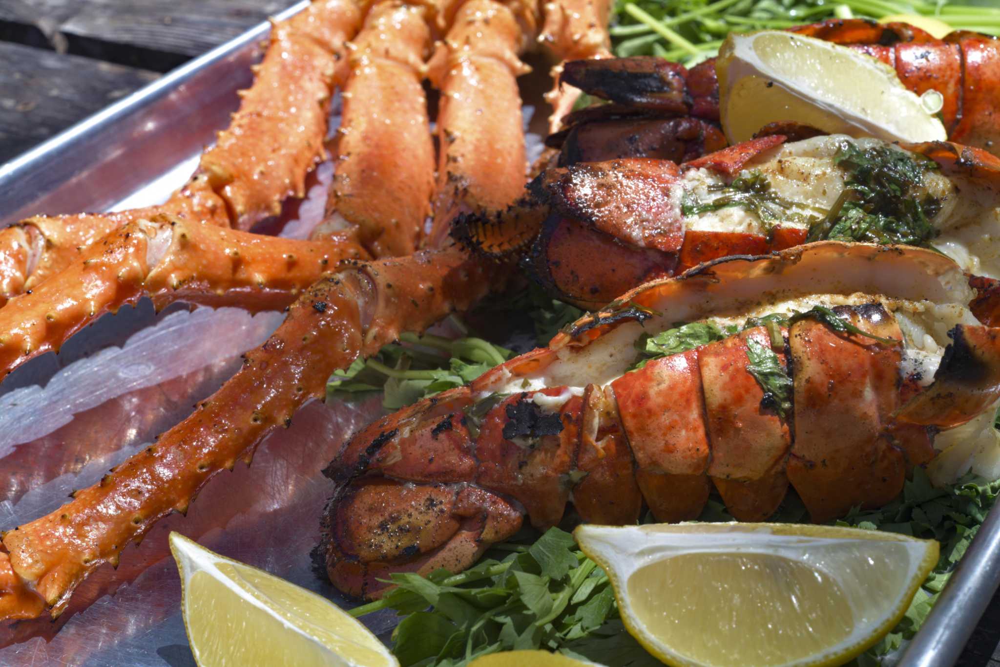 Chuck’s Food Shack How to grill a seafood bounty of Alaskan king crab