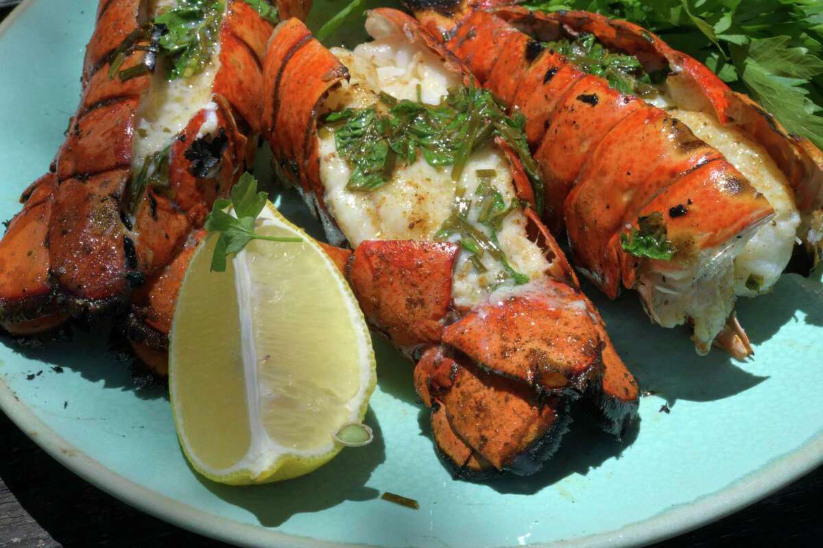 Chuck’s Food Shack How to grill a seafood bounty of Alaskan king crab legs and lobster tails
