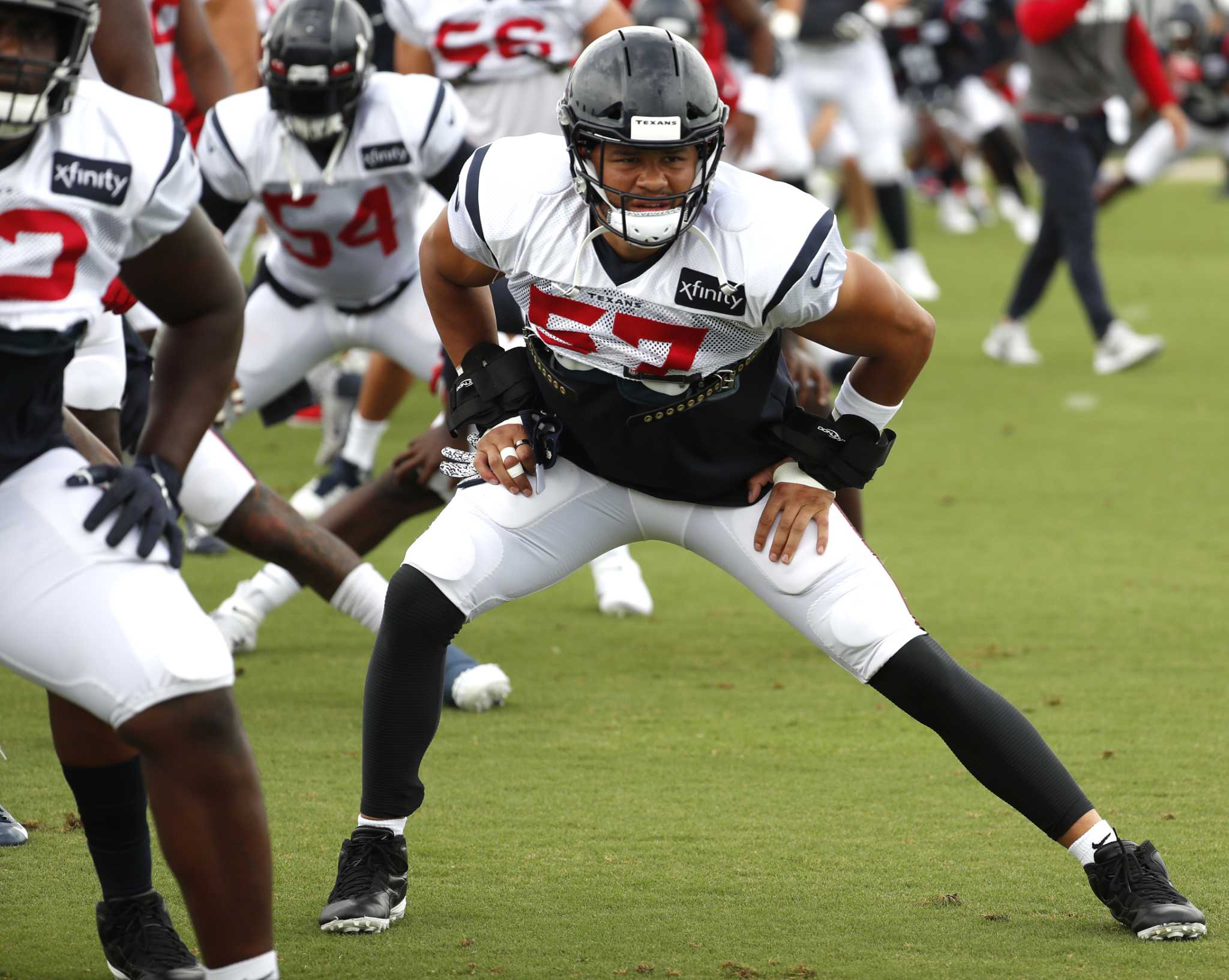 Texans' Brennan Scarlett Breaks Forearm Against Jaguars