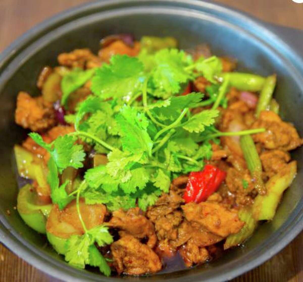 Chongqing Chicken Pot serves hot pots in the Bellaire Food Street development in Chinatown.