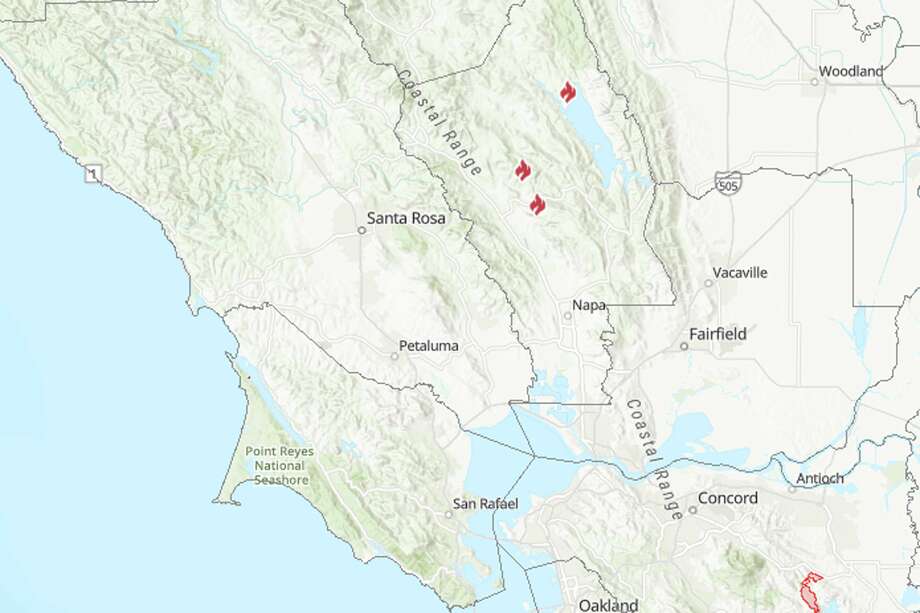 Napa County wildfires trigger more evacuations, Hennessey Fire ...