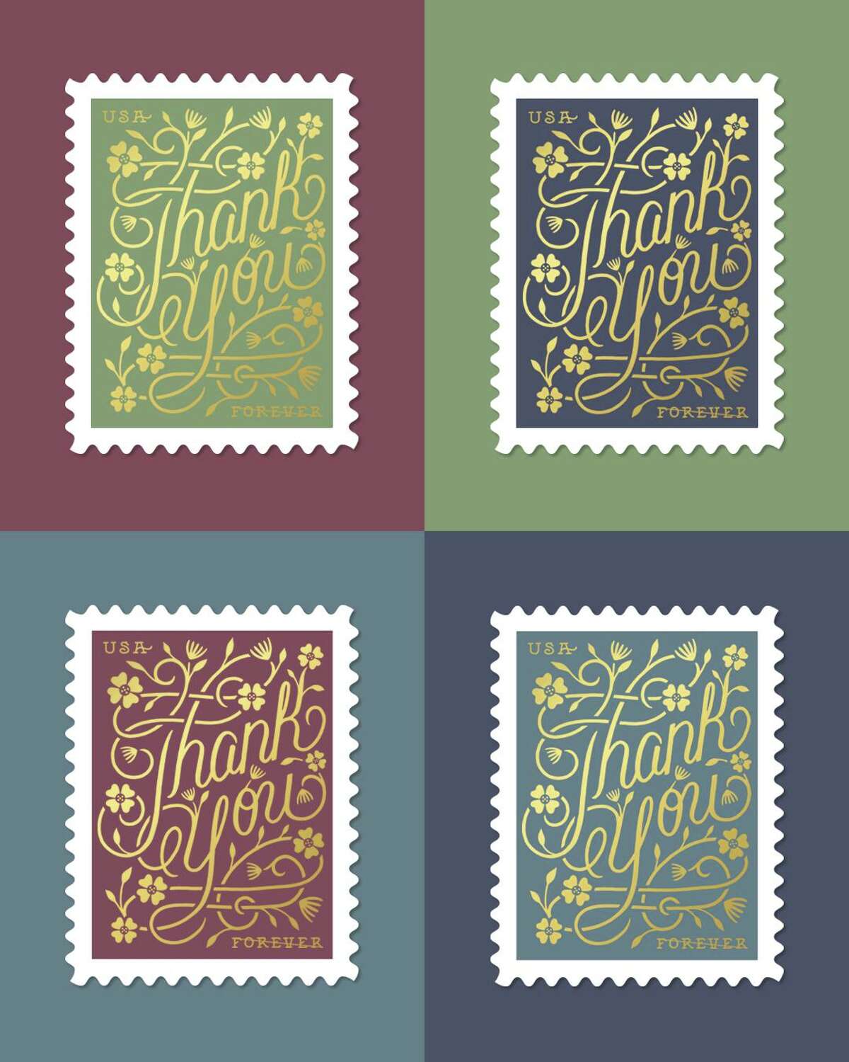 Artist and Houston native Dana Tanamachi designed "Thank You" stamps for USPS.
