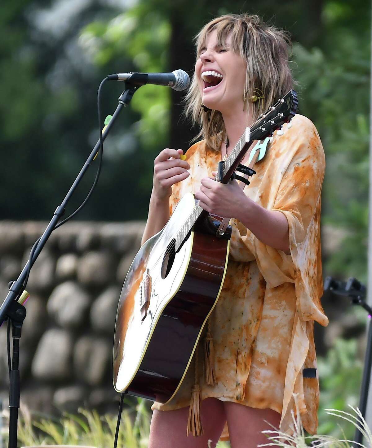 Grace Potter  rocked out for two Ridgefield Playhouse shows in Ballard Park on Saturday.
