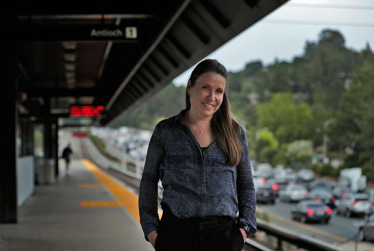 Dr. Susan Shaheen, professor of civil and environmental engineering, and director of at UC Berkeley, at the Orinda BART station in Orinda, Calif., on Monday, August 17, 2020. Dr. Shaheen also co-directs the Transportation Sustainability Research Center (TSRC) of the Institute of Transportation Studies at Berkeley.