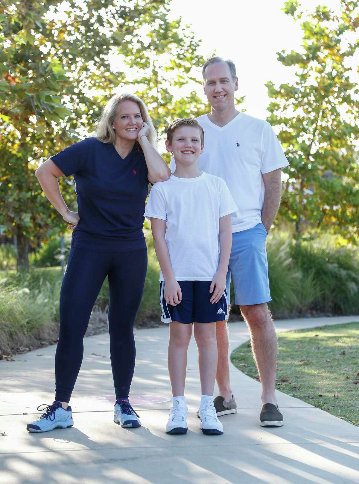 Brigitte Radulovich, husband Mark and son Nicholas have all adopted a more active lifestyle.