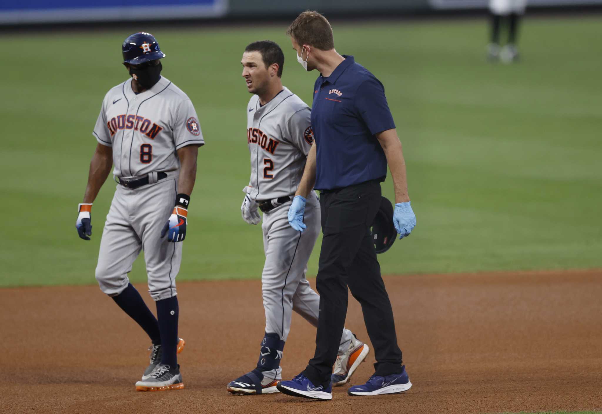 Astros receive ominous Michael Brantley update after Yordan Alvarez injury