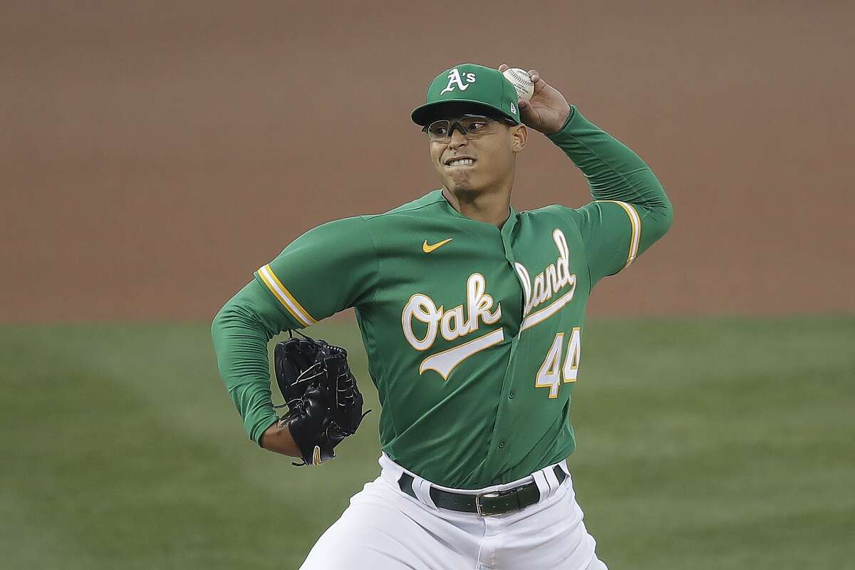 Jesús Luzardo rebounds from poor start against Giants to help A’s beat