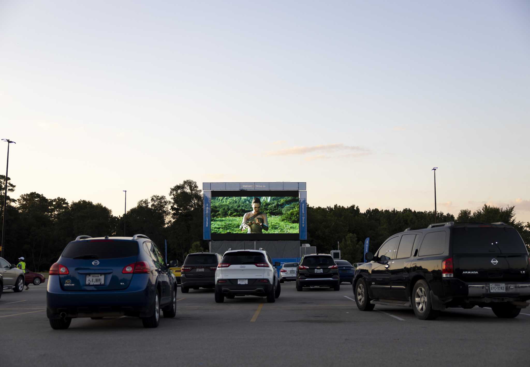 New Caney film fans treated to 2 drivein flicks at Walmart