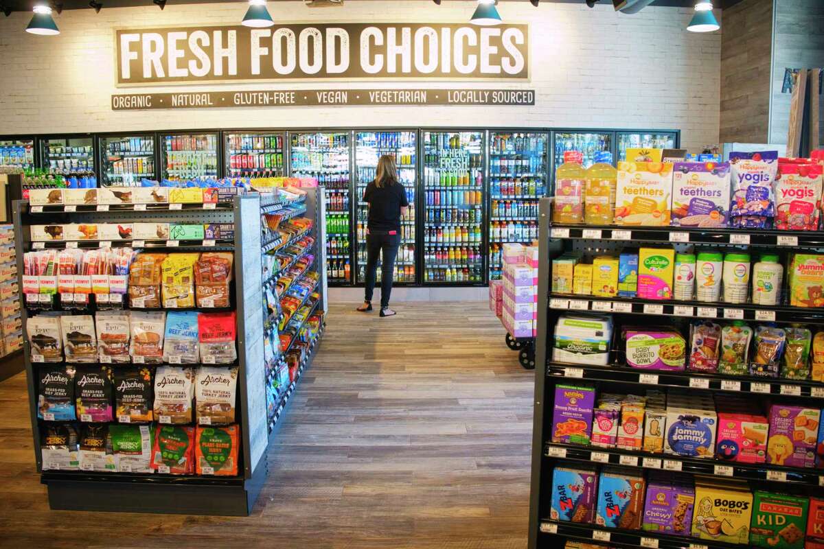 A view inside during the grand opening of Alltown Fresh, a fresh convenience market, on Thursday, Aug. 20, 2020, in Schenectady, N.Y. This is the first Alltown Fresh store in New York State. The convenience market offers organic, natural, gluten-free, vegan, and vegetarian food options. (Paul Buckowski/Times Union)