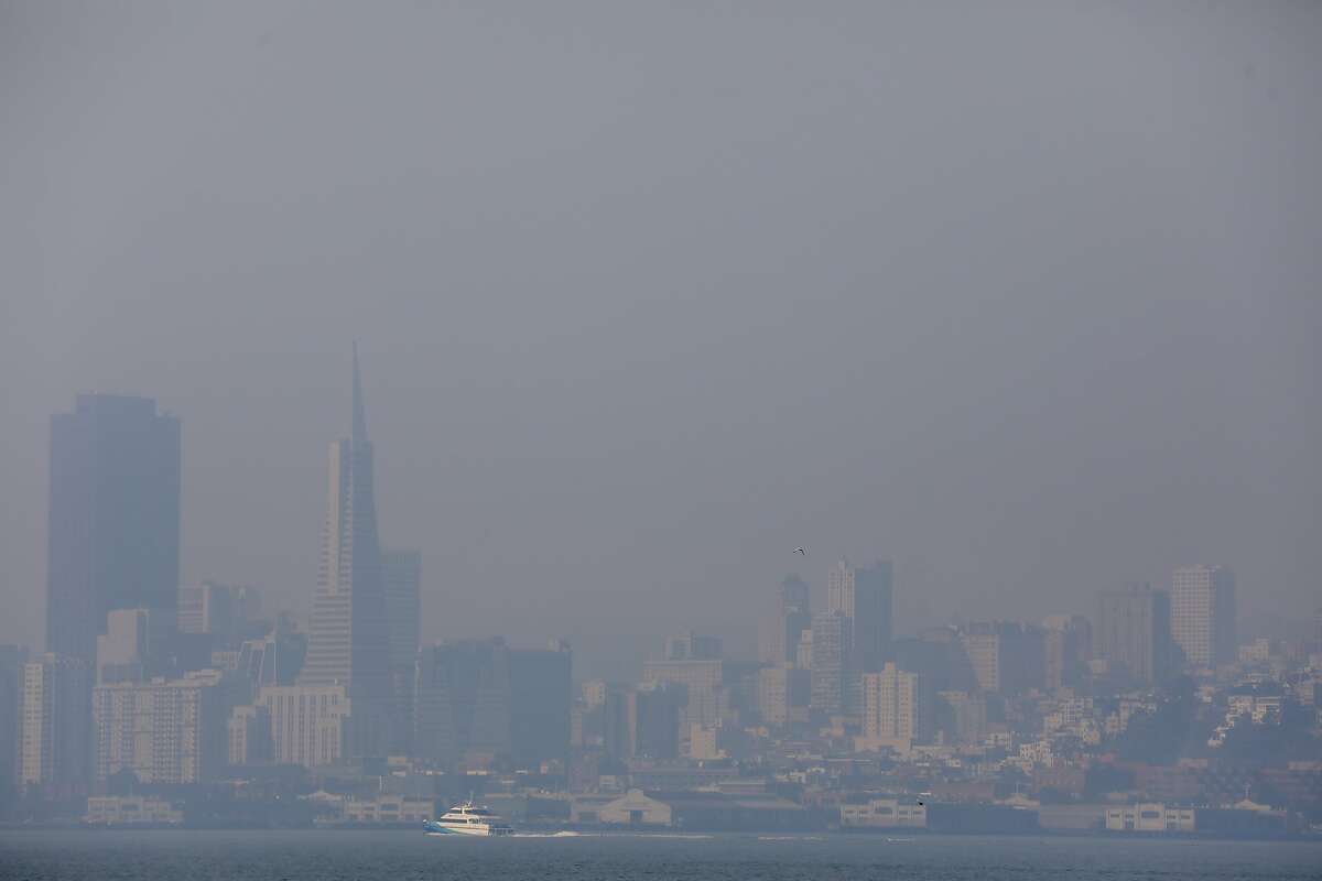 Wildfire smoke sends air quality in parts of Bay Area to ‘unhealthy’ levels