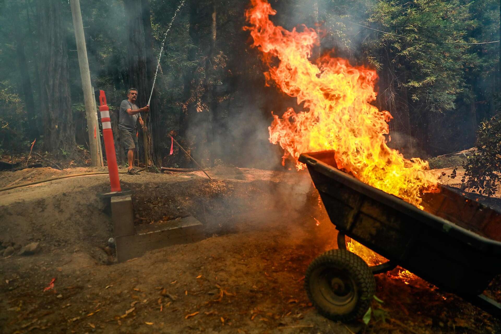 Firefighters battling Bay Area blazes brace for new lightning round as LNU,  SCU fires grow to historic proportions