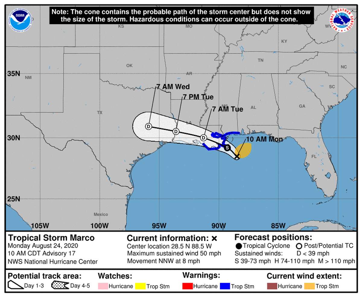 Gulf Storms The Latest On Marco And Laura S Impact On Houston