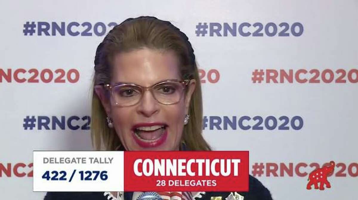 Republican National Committee member Leory Levy of Greenwich declared Connecticut’s 28 votes to renominate President Donald Trump at the Republican National Convention in Charlotte, North Carolina on Monday Aug. 24, 2020.
