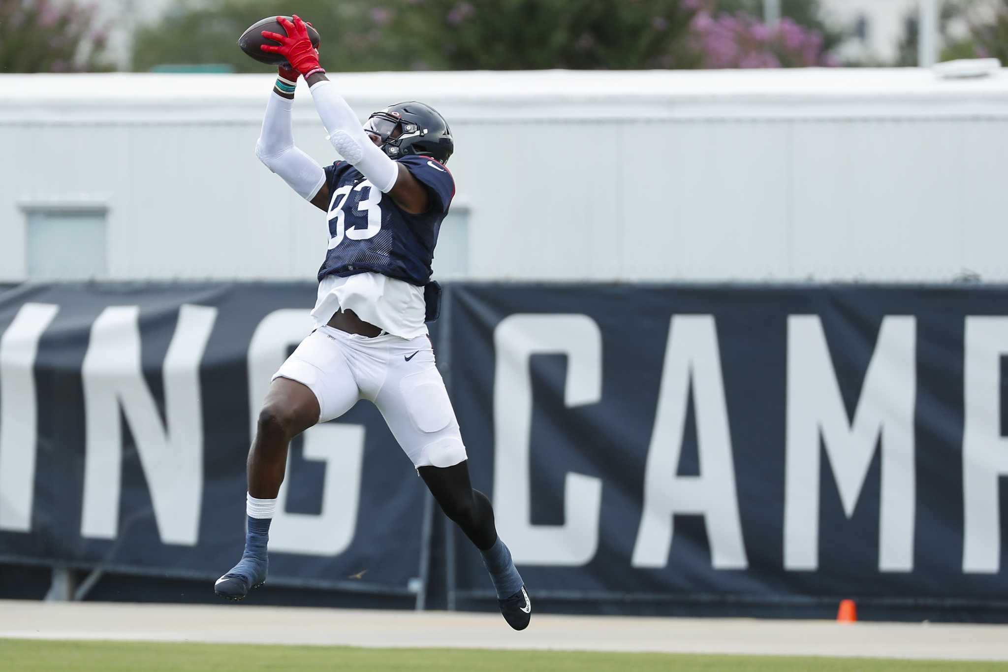 August 24th, 2019:.Houston Texans tight end Jordan Thomas (83