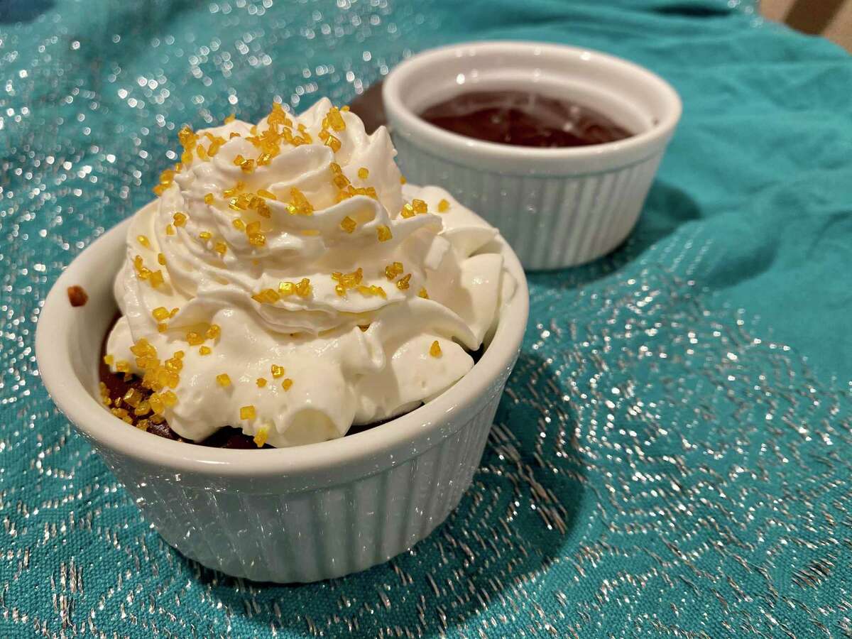 Oat milk is a great dairy substitute for this decadent cinnamon chocolate pudding.