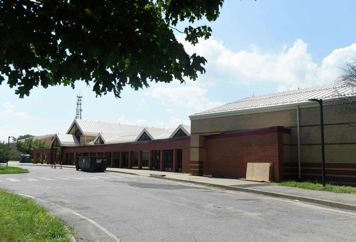 Westover Elementary School in Stamford, Conn. Monday, Aug. 24, 2020.