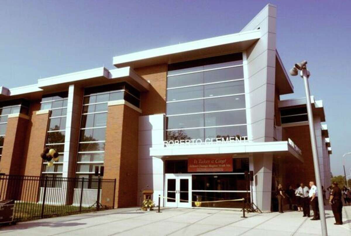 The Roberto Clemente Leadership Academy School building on Columbus Avenue, 2010.