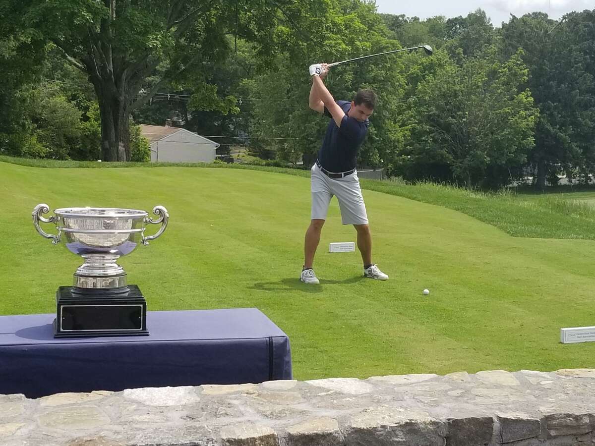 Ben Conroy, seen here in 2018, won the Connecticut Mid-Amateur Championship at Madison Country Club on Tuesday.