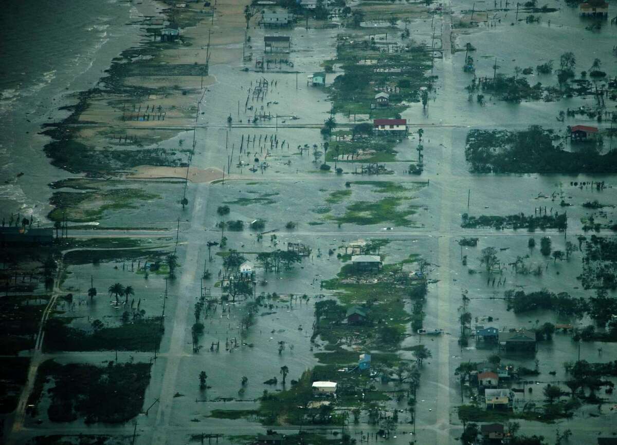 Damage after the passing of Hurricane Ike is seen Saturday, Sept. 13, 2008, in Bolivar, Texas. ( Smiley N. Pool / Chronicle )