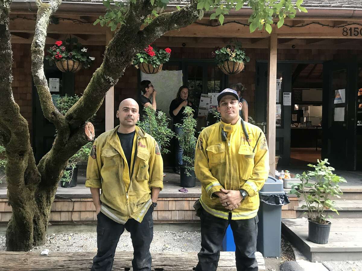 Loma Mar Store, a general store in the heart of the small community, is open during the evacuation order for first responders -- offering them a reprieve from the fire fight and a warm dinner every night.