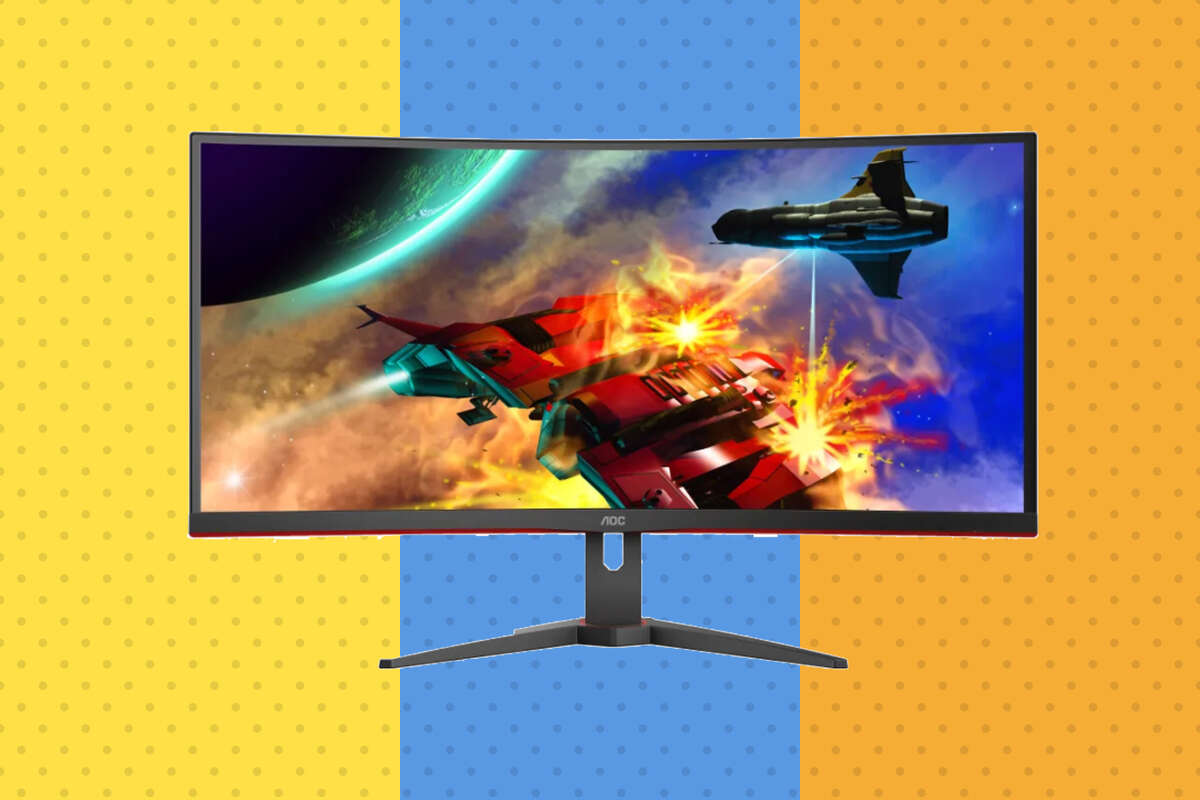 Score an AOC 34-inch curved ultrawide gaming monitor for only $