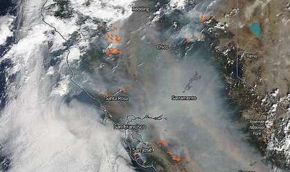 NASA satellite images show impact of California wildfire smoke across ...