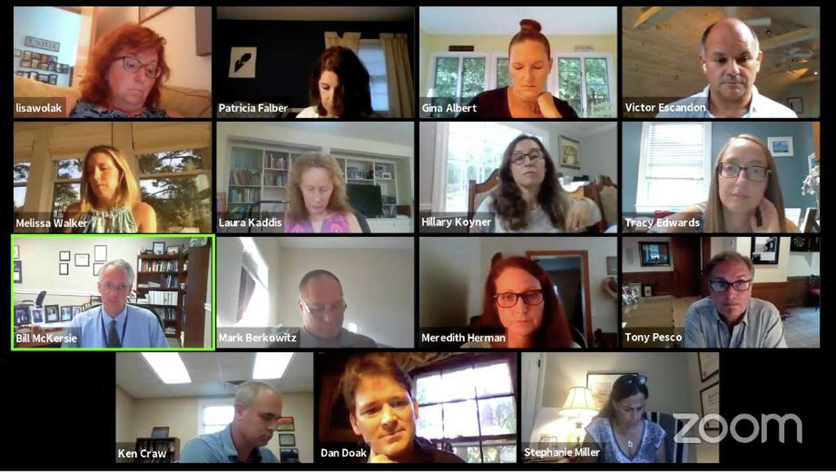 The Weston Board of Education held its monthly meeting via Zoom on Tuesday to discuss reopening, enrollment projections and more.