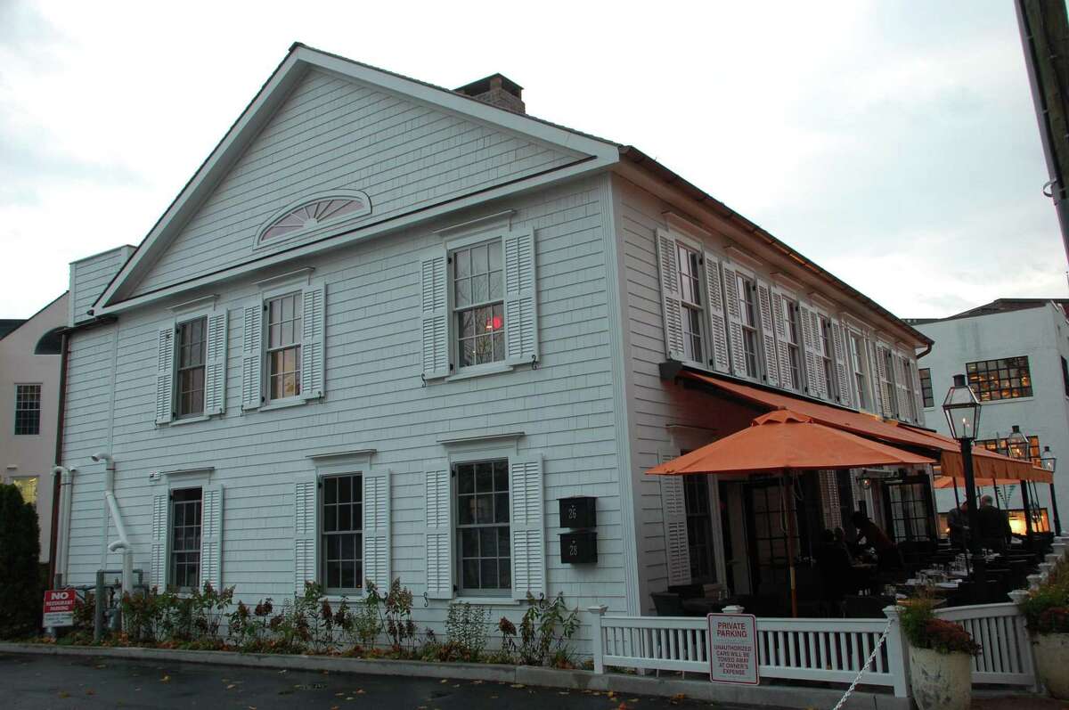 The Spotted Horse Tavern on Church Lane. The closure of Church Lane from the intersection of Elm Street to Post Road East has helped the restaurant and other local businesses during the pandemic.